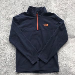 North Face fleece 1/4 zip. Kids L(14/16).